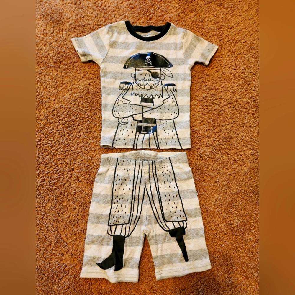 5T Carters pirate pajamas